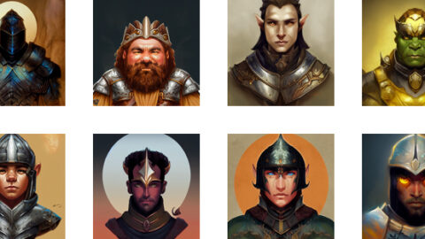 20 Free Paladin Portraits for Dungeons & Dragons and Tabletop RPGs