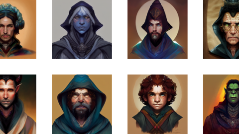 20 Free Sorcerer Portraits for Dungeons & Dragons and Tabletop RPGs