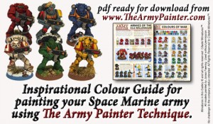 The Army Painter posts up Space Marine Colour Guide