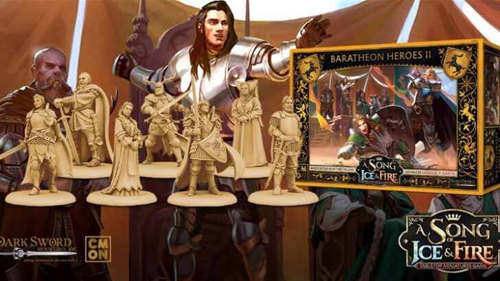 CMON Previews Baratheon Heroes II Box Set