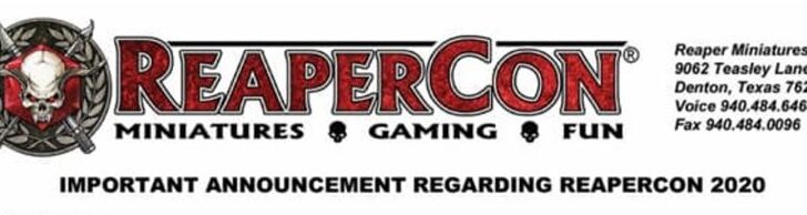 Reaper Miniatures Cancels ReaperCon