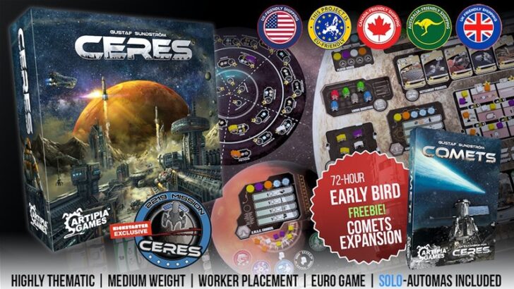 Ceres Board Game Up On Kickstarter