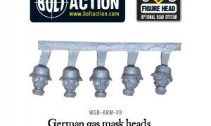 New: German panzerfausts, STG44s & Gas Mask Figure Heads from Warlord Games