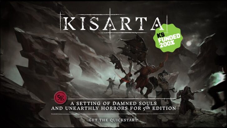 Kisarta 5th Edition Setting Book Back Up On Kickstarter