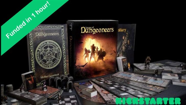 League of Dungeoneers Board Game Up On Kickstarter