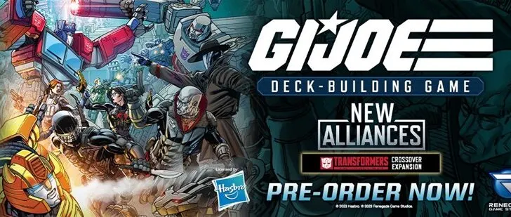 G.I. JOE Deck-Building Game New Alliances - A Transformers Crossover  Expansion