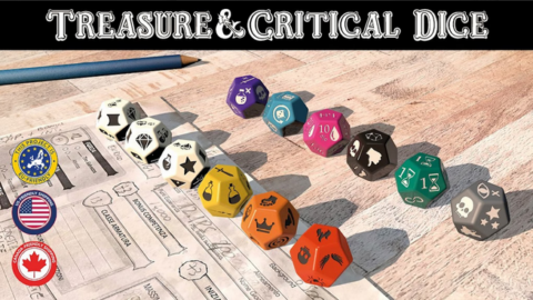 Roll for Treasure and Critical Hits with Giochix’s New Custom Dice Sets for RPGs