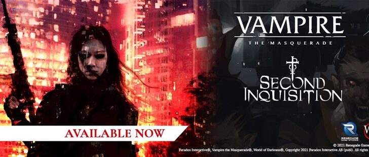 Vampire: The Masquerade: Second Inqusition PDF Now Available