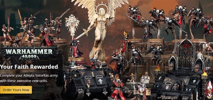New Sisters of Battle Units Available to Order From Games Workshop