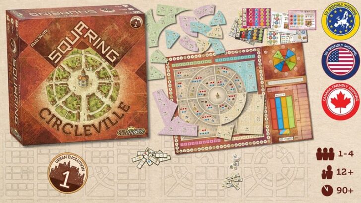Squaring Circleville Board Game Up On Kickstarter