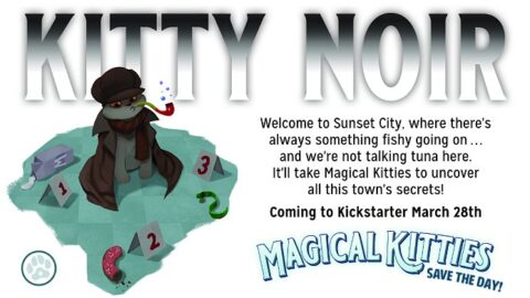 Atlas Games Launches Magical Kitties Noir Kickstarter Campaign with New Hometown and Game Master Kit