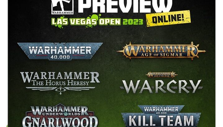 Games Workshop Posts Las Vegas Open Preview Schedule