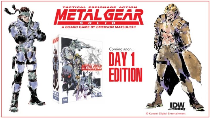 IDW Games Announces Metal Gear Solid: The Board Game Pre-Order Deal