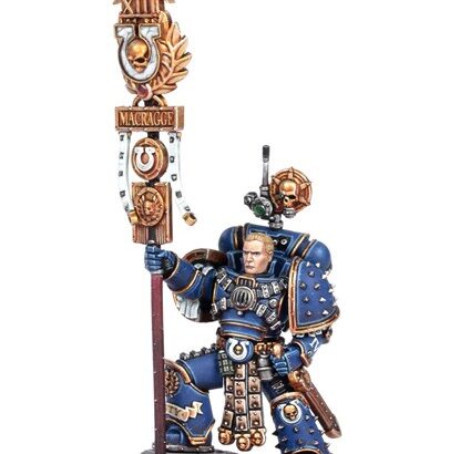 New Ultramarines Standard Bearer Available From Forge World
