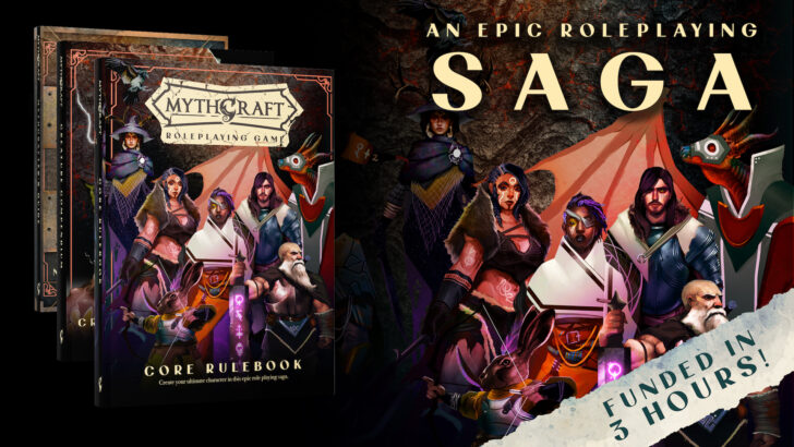 MythCraft: A Complete TTRPG Universe and Game System Funded in Just Three Hours on Kickstarter!