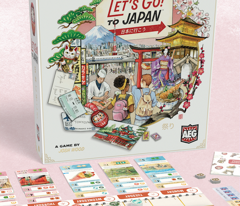 Escape to Japan from Home with AEG’s “Let’s Go!” Board Game on Kickstarter