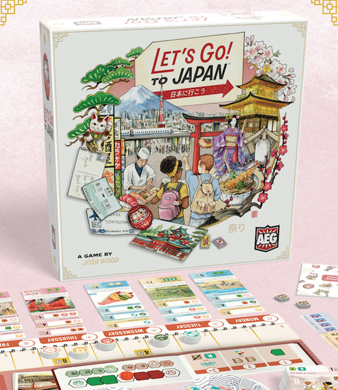 Escape to Japan from Home with AEG’s “Let’s Go!” Board Game on Kickstarter