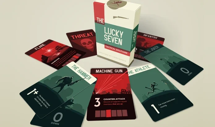The Lucky Seven: A Tactical Solitaire Game on Indiegogo