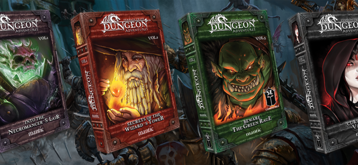 Mantic Games releases two new Dungeon Adventures and RPG Miniatures range