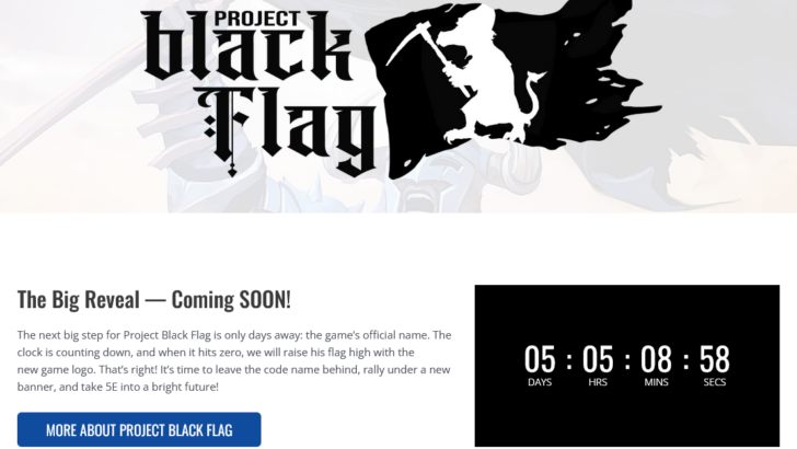 Kobold Press Teases the Big Reveal of Project Black Flag’s Official Name