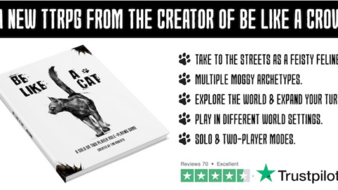Take Control of Your Inner Feline with Be Like a Cat: The Solo/Two-Player Journalling RPG Now on Kickstarter