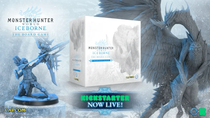 Steamforged Games Launches Kickstarter for Monster Hunter World Iceborne: The Board Game