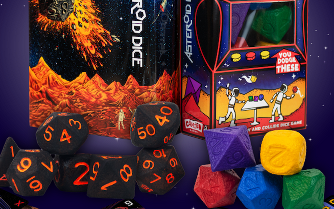 Asteroid Dice: A New Twist to Dice Games – On Kickstarter Now