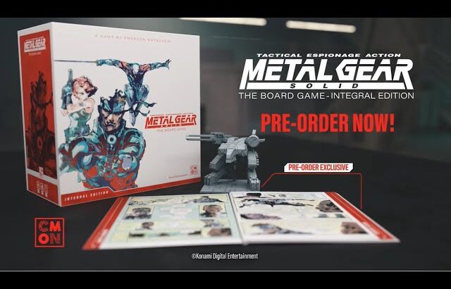 Metal Gear Solid: The Board Game – Integral Edition Available for Pre-order Now