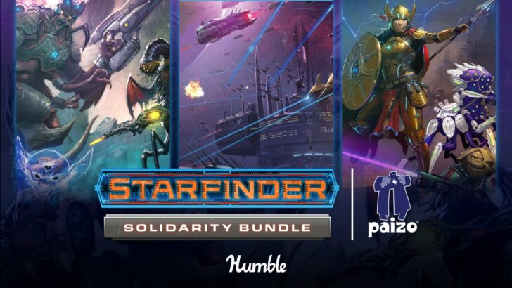 Get Your Starfinder Collection and Support a Worthy Cause with the Solidarity Humble Bundle!