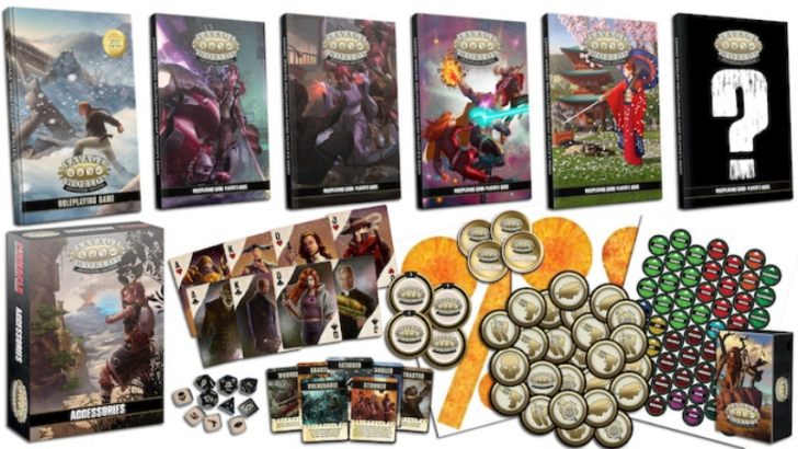 Savage Worlds 20th Anniversary Celebration Hits Kickstarter: New Updated Edition and Accessories