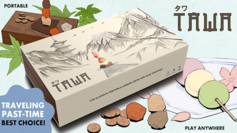 Tawa: The Ultimate Portable Wooden Art Travel Game Finds Success on Kickstarter