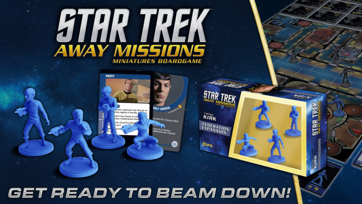 GF9 Unveils New “Star Trek: Away Missions” Expansions Featuring Iconic Original Series Characters