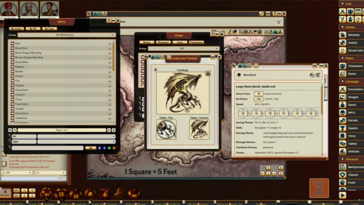 Fantasy Grounds Releases Test Build v4.5.0 with New Features