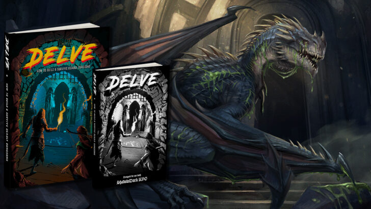 “DELVE” Kickstarter Campaign Surges Past Initial Goals, Offering Extensive Dungeon-Building Resources for TTRPG Players