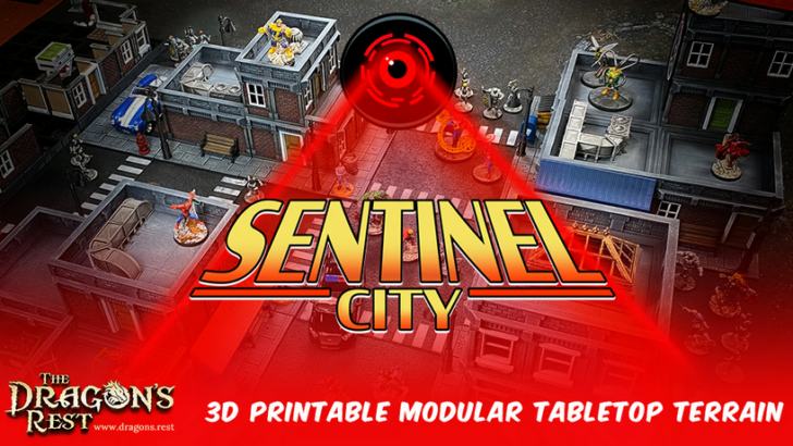 Travel to Sentinel City, Modular 3D Printed Terrain On Kickstarter Now