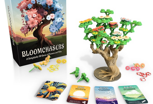 Bloomchasers: A New 3D Strategy Board Game Blossoms on Kickstarter