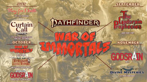Paizo Announces “Pathfinder War of Immortals” Event with New Products and Storylines