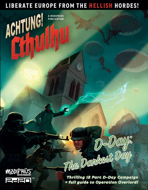 Modiphius Entertainment Releases “D-Day: The Darkest Day” Campaign Book for Achtung! Cthulhu