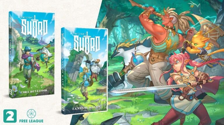 Free League Opens Pre-Orders for Twilight Sword & Outgunned Superheroes – PDFs Available Now